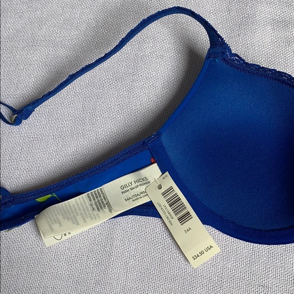 NWT Gilly Hicks Push Em Up Plunge Bra sz 34A - Picture 3 of 4